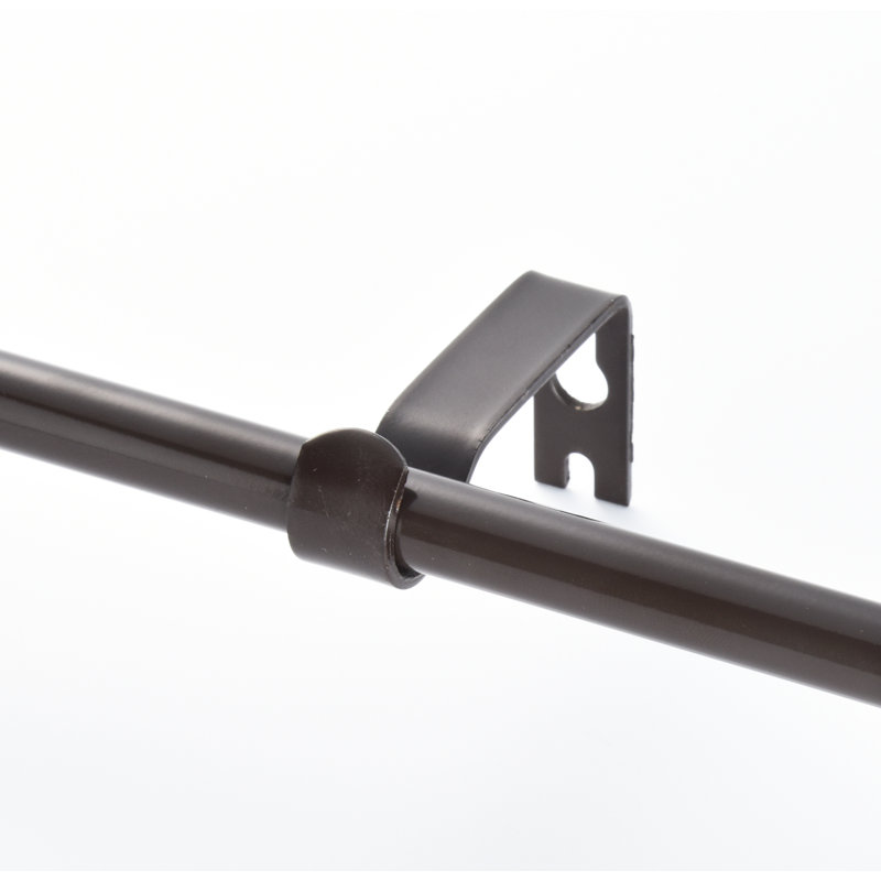 Tringle à rideau simple ajustable 5/8 po bronze huilé , H 3,3 po x l 30,3 po x P 3,3 po