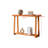 36 Inch Modern Wood Narrow Console Table with 2-Tier Storage Shelf for Entryway or Living Room, Slim Sofa Table for Hallway or Behind Couch - Honey Ginger-589373639-589373660