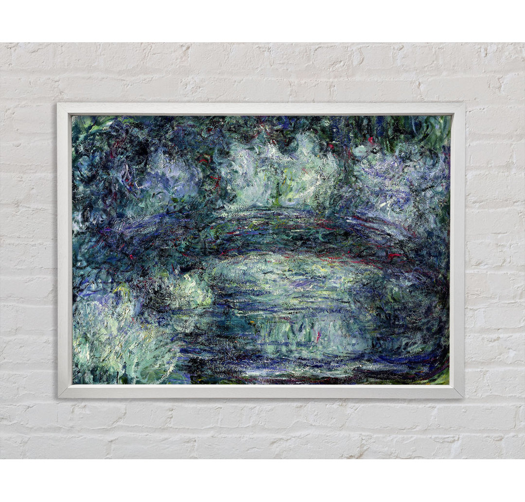 Monet Pont Japonais Japanilainen Silta - Einzelner Bilderrahmen Kunstdrucke auf Leinwand