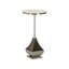 Elizabeth Wicker Marble End Table