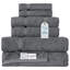 Ensemble de serviettes en coton turc Balsamo - 6 serviettes à séchage rapide, articles de bain ultra doux et absorbants, 2 serviettes de bain, 2 serviettes à main et 2 débarbouillettes-1187714752