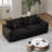2-Piece Chenille Loveseat Modular Sectional Sofa for Small Space-211259873-211780479