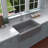 Karran Farmhouse/Apron-Front Quartz Composite 34'' X 21-1/4'' Single Bowl Kitchen Sink-45011506
