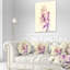 Portrait de femme avec feuilles - Coussin décoratif à imprimé portrait