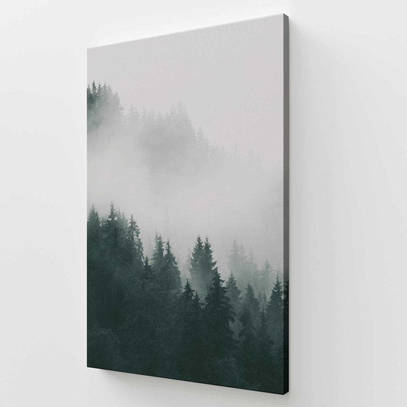Enchanting Emerald Peaks, grande impression sur toile, H 54 po x l 36 po