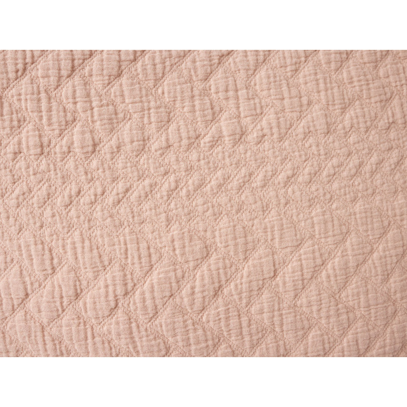 Angeles Organic Matelasse Sham, Petal