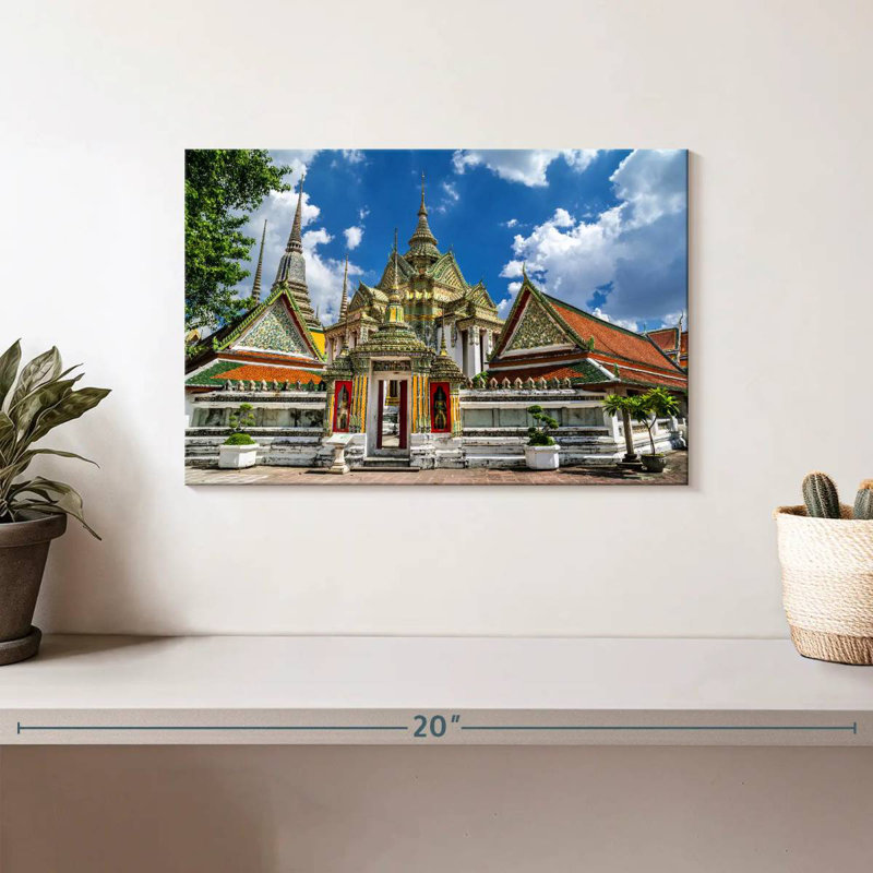 Wat Pho Temple, 8" H x 12" W
