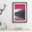 The Pink Forest Angles in Abstract - Picture Frame Graphic Art Print-55763412-55763410