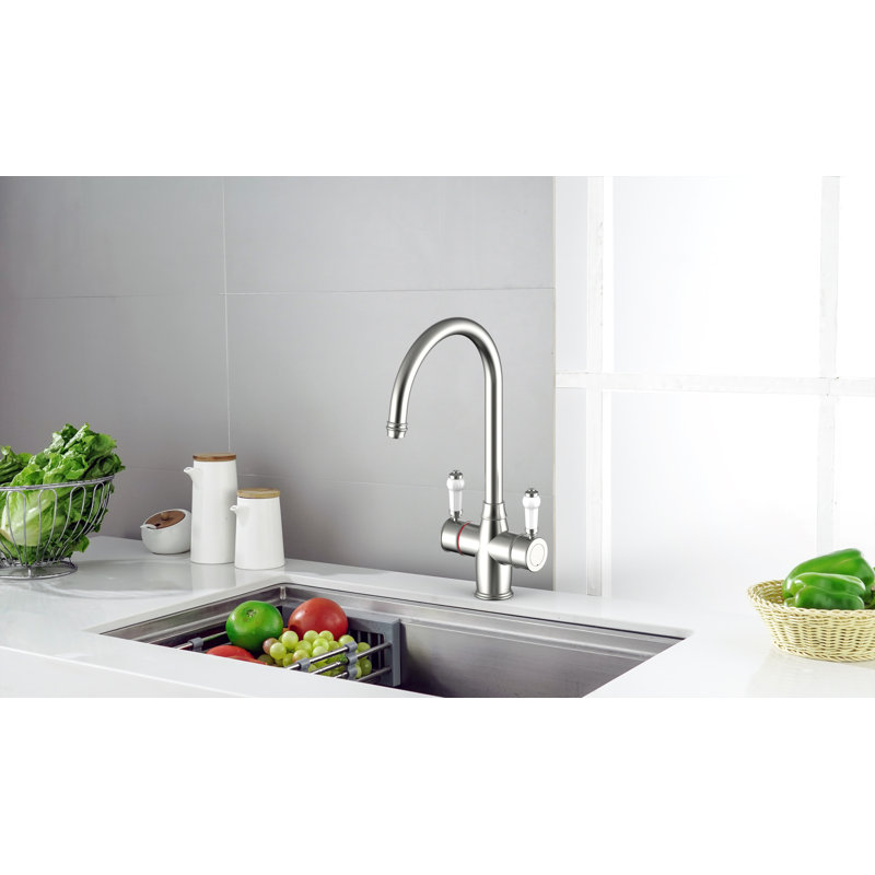 Vechi II Twin Lever Monobloc Tap