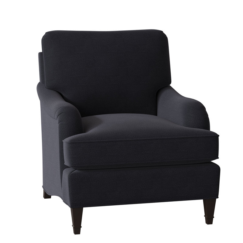 Fauteuil Everton, Marine de Venise, Noyer américain