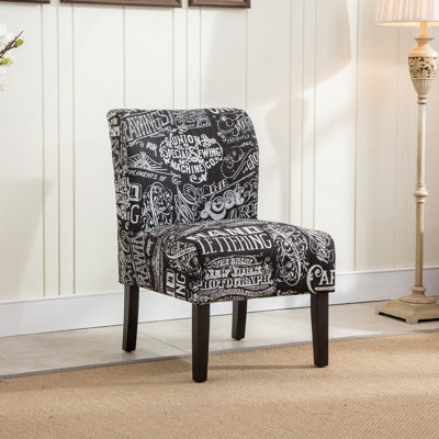 Fauteuil d'appoint contemporain en tissu Shadow