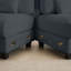 Causeuse 67 po - dossier réglable à 4 positions, 350 lb / assise, tissu chenille doux, 2 coussins décoratifs, assemblage facile-717041034