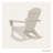 POLYWOOD Nautical Adirondack Rocking Chair-50289049