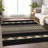 Premium Machine Washable Prisco Black Rug-1553214369