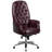 Crafton High Back Traditional Tufted 29" Leather Swivel Executive Chair-30609280