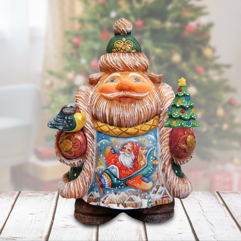Derevo Airplane Santa
