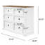 Commode 6 tiroirs Costel