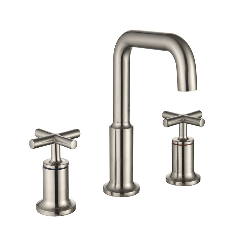 Robinet de salle de bain à un trou, Nickel