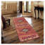 Tapis rouge à motif tribal en polypropylène résistant aux taches 8 pi x 10 pi Trib_SG_YLS4002 Tribes pour salon et chambre à coucher-1198192229