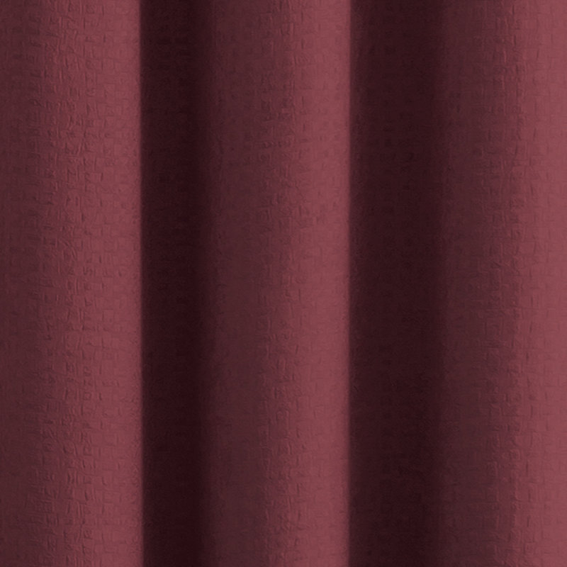 Rideau à œillets Bethany, Rouge vin, L 55 po x L 90 po