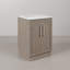 Meuble-lavabo de comptoir en marbre blanc Carrara 24 po Hunner-1908710862