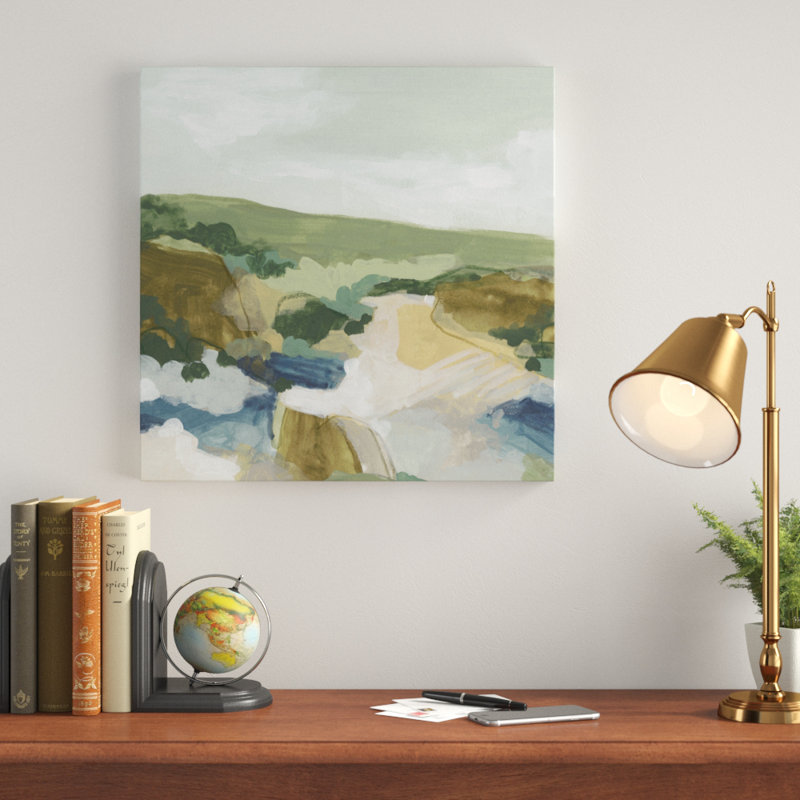 Plein Air Primitive I by June Erica Vess - Wrapped Canvas Painting, 51cm H x 51cm W