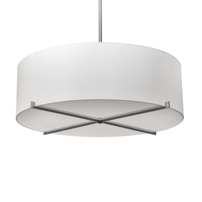 Lustre 8 lumières à abat-jour Cilindro