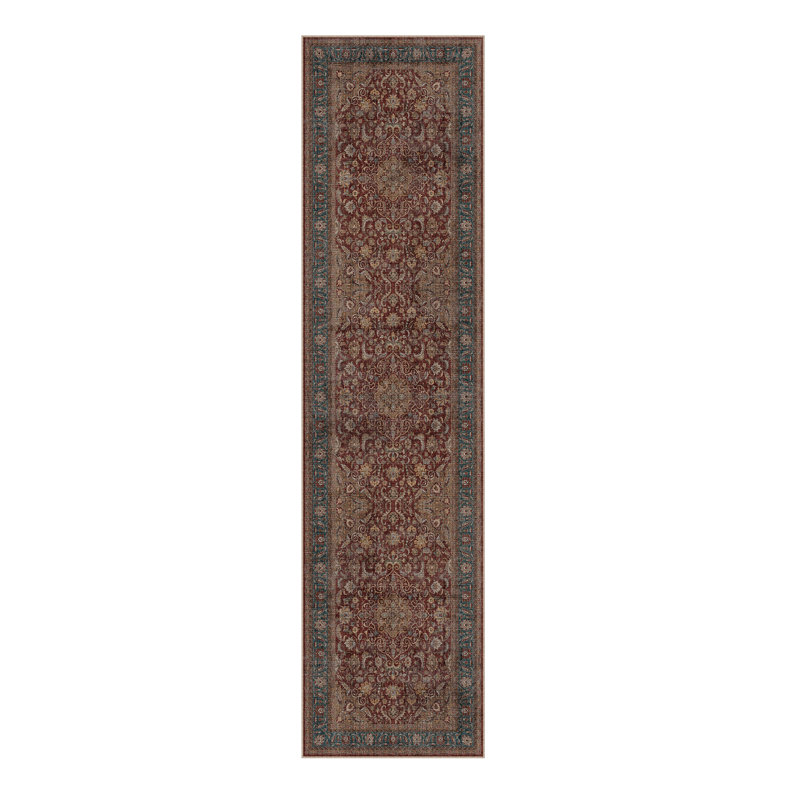 Stella Machine Washable Oriental Area Rug With Non-Slip Backing, Runner 2' x 8'