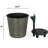 10.2" Self-watering Wicker Decor Planter