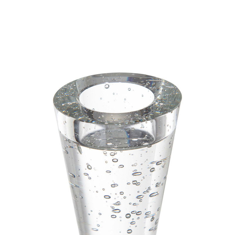 D3.1X10.4" Bubble Candle Holder