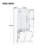 Bathroom Storage Cabinet With Doors And Drawers, Tilt-Out Laundry Hamper, Multiple Storage Space, Freestanding Style, Open Shelve, Adjustable Shelf, White-450449416
