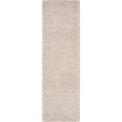 Tapis beige fait à la main Lahoma