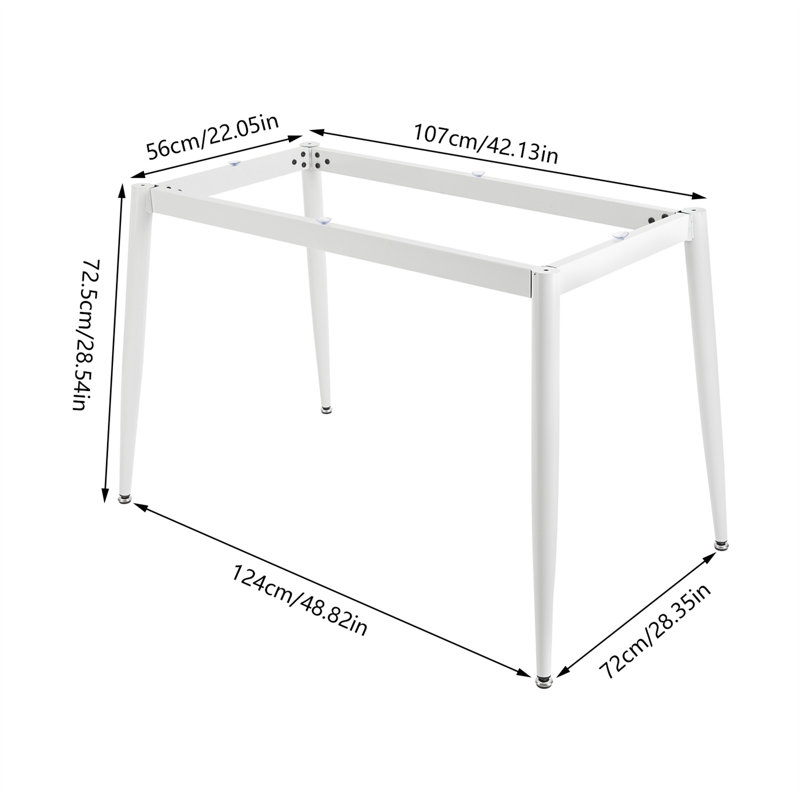 Jazuri Table Leg, White