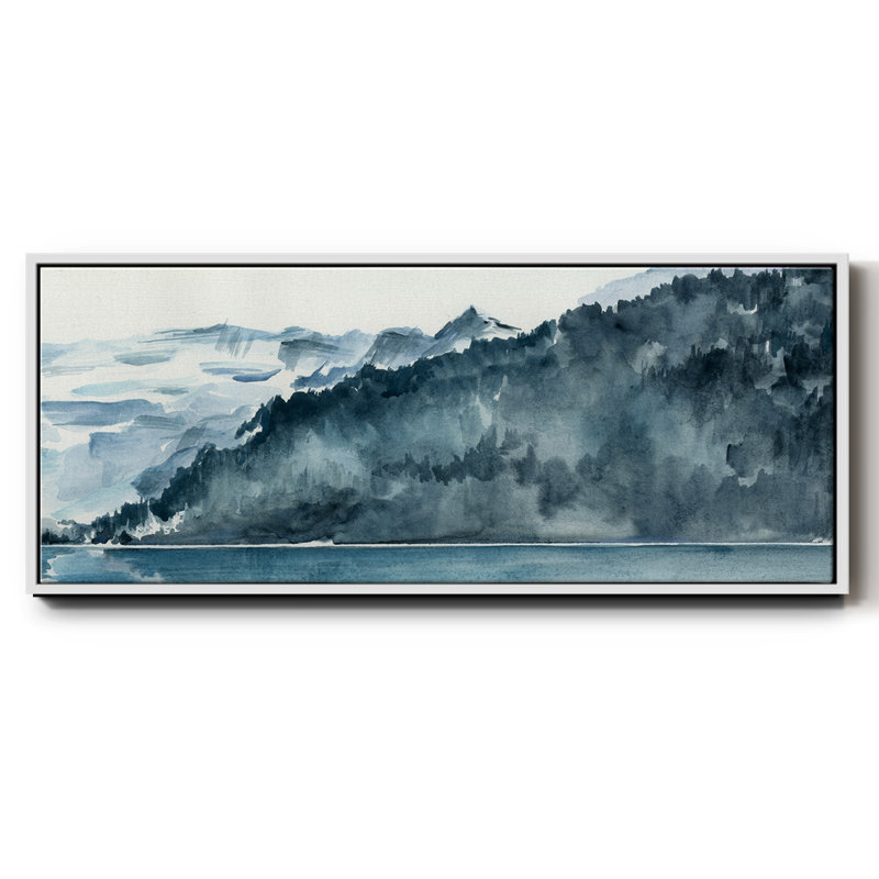 Winter Fjords II, H 8 po x l 20 po x P 1,5 po, Blanc
