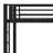 Metal Loft Bed With Convenient Ladder & Sturdy Guardrails-1237584668