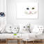 Portrait d'un mignon chaton blanc - coussin imprimé animal-29894844-29894848