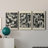 Abstract  Series  CCXLI  -Premium Gallery Wrapped Canvas Set -Ready to Hang-102399269