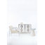 Anika Glass Top Pedestal End Table