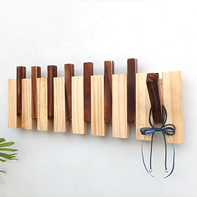 8 - Hook Wall Mounted Coat Rack
