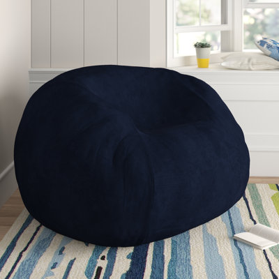 Bean Bag Chair: Giant 5' Shredded Memory Foam Filled Furniture Bean Bag with Removable and Machine Washable Cover - Big Bean Bag Sofa Lounger with Soft Micro Fiber Cover - Multiple Colors and Fabrics