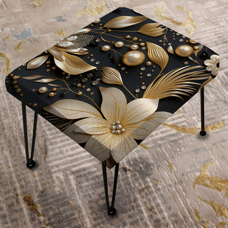 Belvin - Glam Rectangle Ottoman