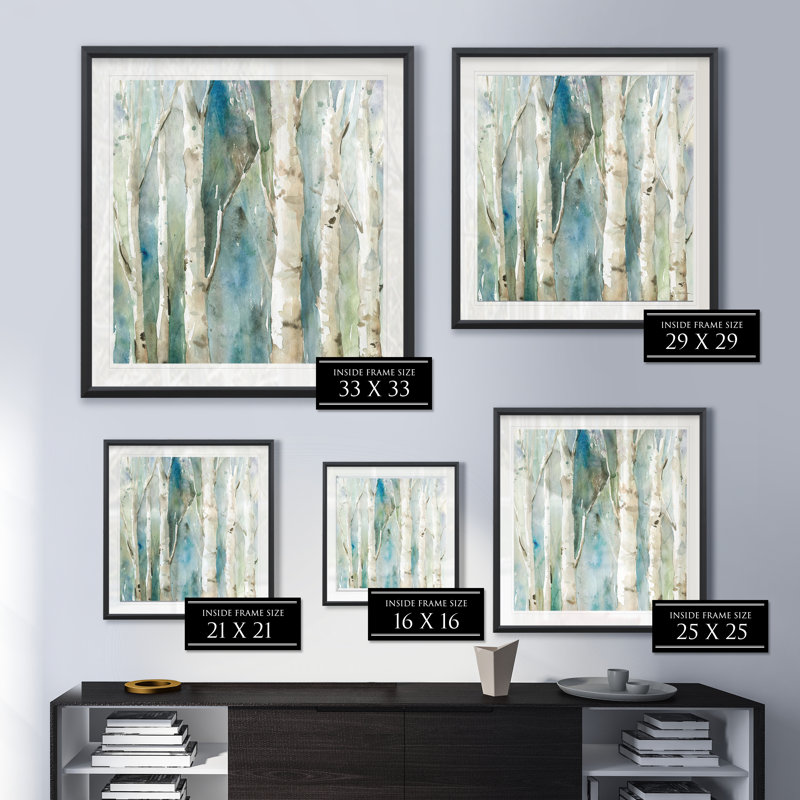 " River Birch I ", 30.5" H x 30.5" W x 1.5" D