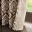Suri Geo Lined Eyelet Curtains Cotton Blend Semi Sheer Curtain Panel Pair-111456604-111456605