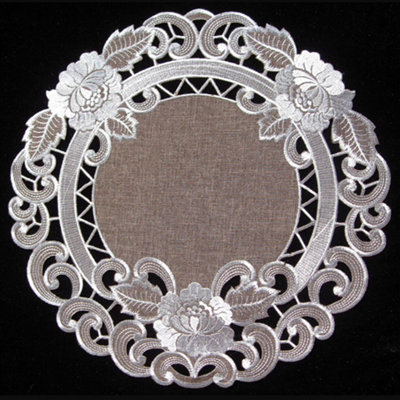 Pottersmoor Floral Round Doily