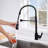 Pull Down Single Handle Kitchen Faucet-15858030