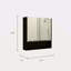 Pharmacie rectangulaire avec miroir-448208289