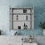 Courteny Mirrored Bathroom Cabinets