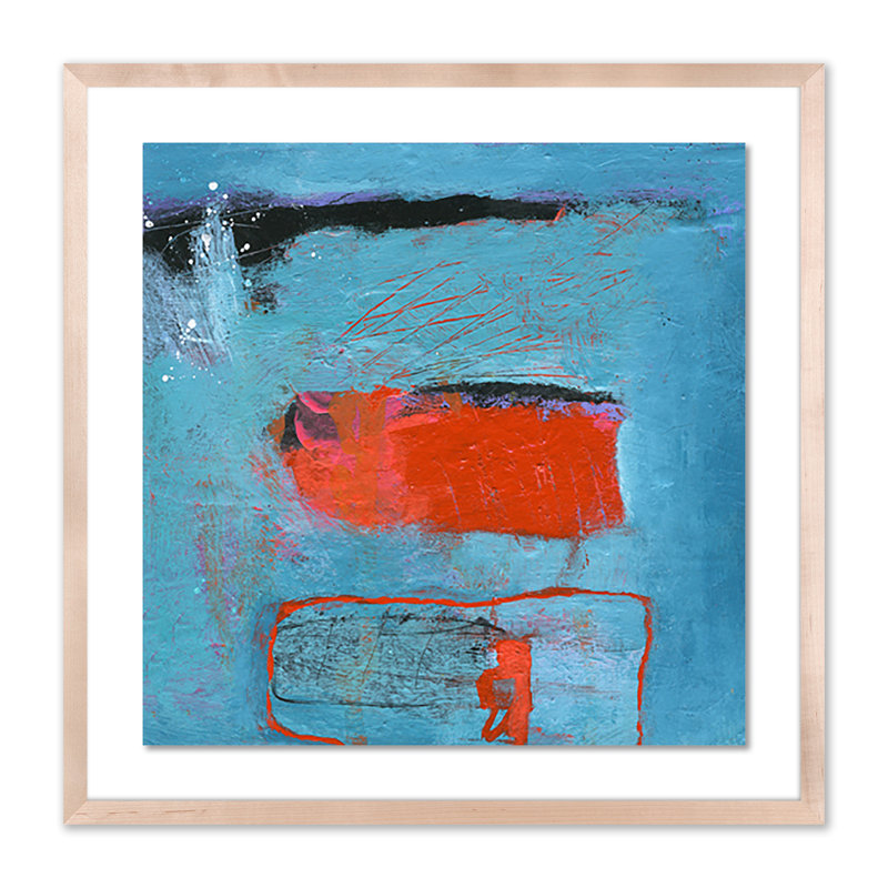 Contents Have Shifted Painting by Linda O'Neill, 48" H x 48" W x 2.5" D, Natural