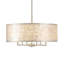 Lustre cylindrique 24 lumières 6 pouces Capiz-387500316
