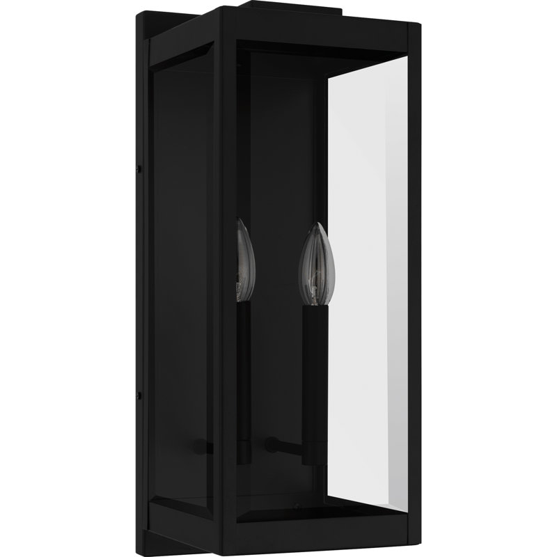 Eastover 2-Light Earth Black Outdoor Wall Lantern